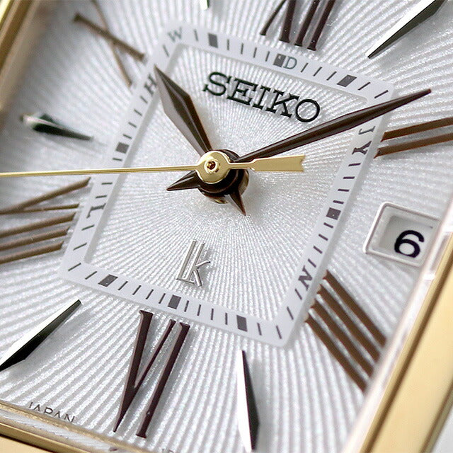 セイコー ルキア ソーラー電波 腕時計 ブランド レディース SEIKO SSVW210 アナログ シルバー ゴールド 日本製 SSVW210