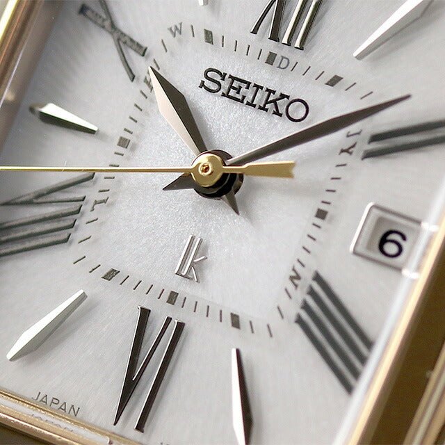 セイコー ルキア ソーラー電波 腕時計 ブランド レディース 革ベルト SEIKO SSVW212 アナログ シルバー ブラック 黒 日本製 SSVW212