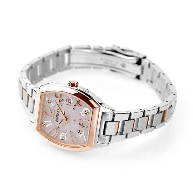 セイコー ルキア Standard ソーラー電波 腕時計 ブランド レディース SEIKO SSVW214 アナログ ピンク 日本製 SSVW214