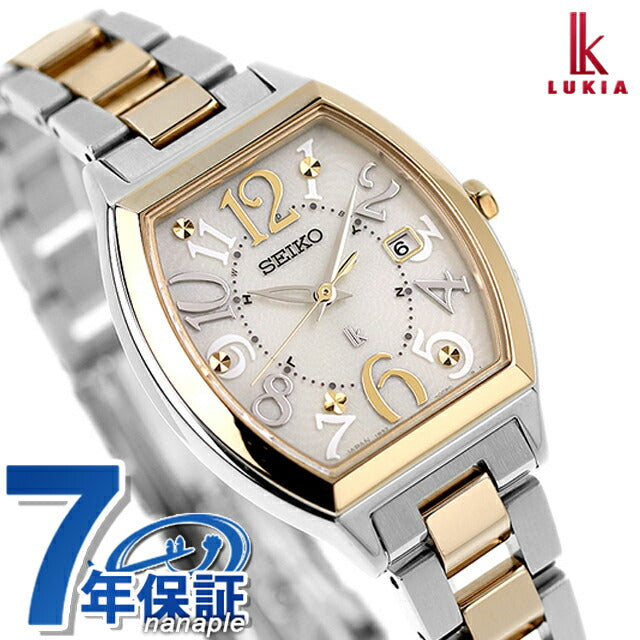 セイコー ルキア Standard ソーラー電波 腕時計 ブランド レディース SEIKO SSVW216 アナログ ゴールド 日本製 SSVW216
