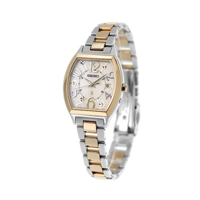 セイコー ルキア Standard ソーラー電波 腕時計 ブランド レディース SEIKO SSVW216 アナログ ゴールド 日本製 SSVW216