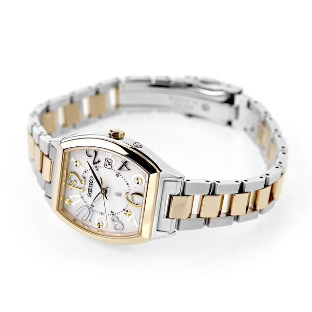 セイコー ルキア Standard ソーラー電波 腕時計 ブランド レディース SEIKO SSVW216 アナログ ゴールド 日本製 SSVW216