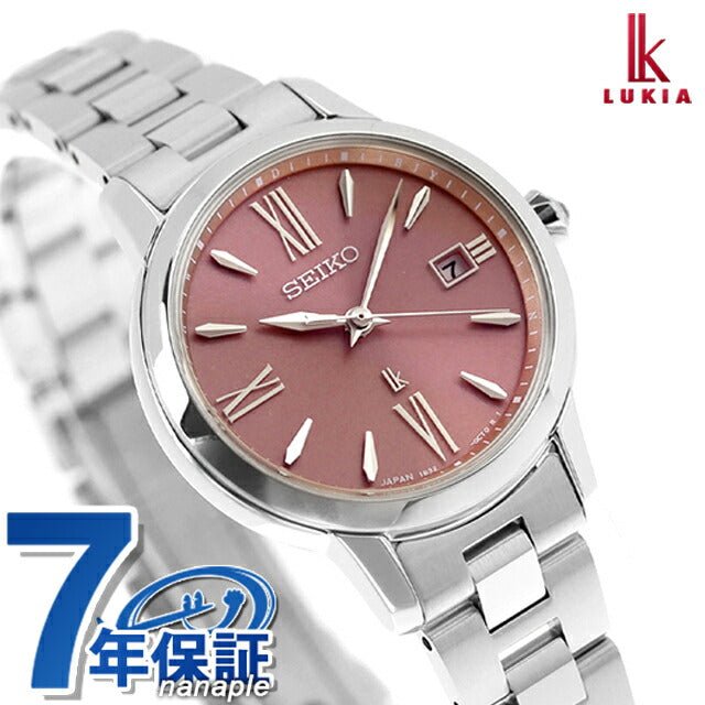 セイコー ルキア 電波ソーラー 腕時計 ブランド レディース SEIKO SSVW219 アナログ ピンク 日本製 SSVW219