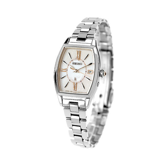 セイコー ルキア 2024年春夏 電波ソーラー 腕時計 ブランド レディース SEIKO LUKIA SSVW229 アナログ ピオニーピンク 日本製 SSVW229
