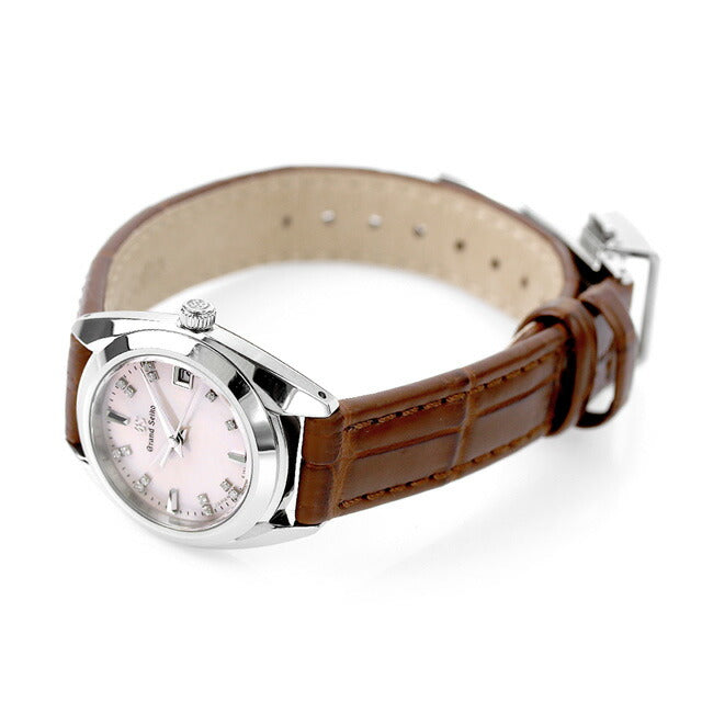 グランドセイコー ヘリテージ コレクション クオーツ 腕時計 ブランド レディース ダイヤモンド 革ベルト SEIKO STGF371 STGF371