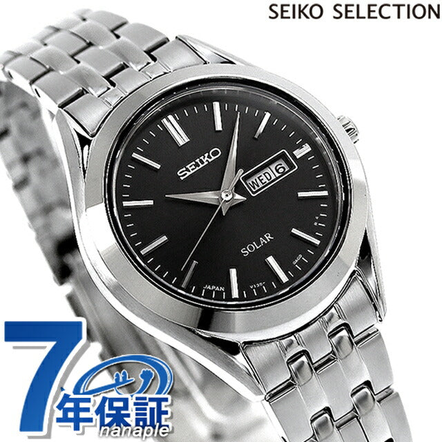 セイコー 腕時計 ブランド レディース ソーラー STPX031 SEIKO ブラック STPX031