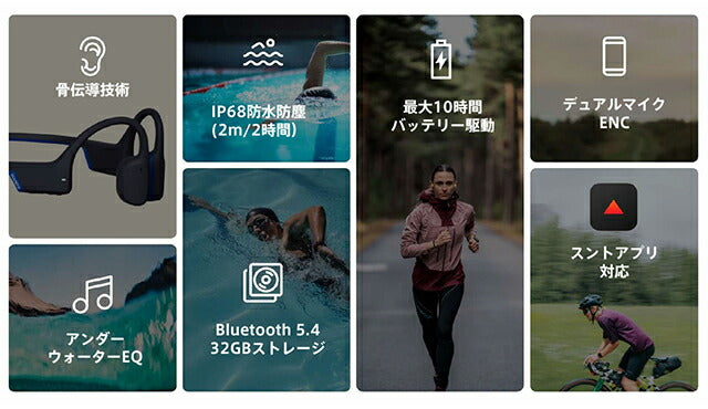スント AQUA LIGHT REEF BLUE 充電式クォーツ ヘッドホン ブランド メンズ レディース スントアクセサリー イヤホン Bluetooth SUUNTO SS051125000 ブルー SS051125000
