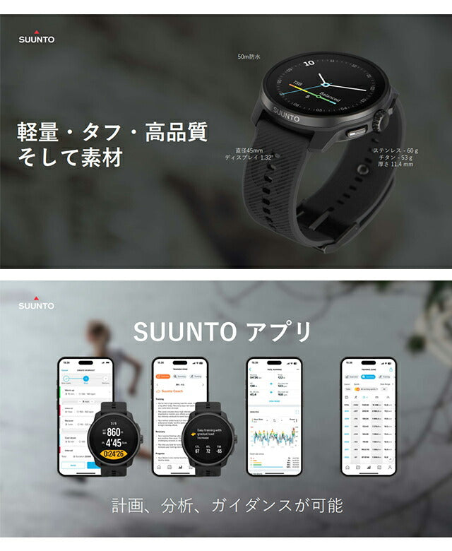 スント スント レース S パワーブルー 充電式クオーツ スマートウォッチ ブランド メンズ レディース SUUNTO SS051095000 デジタル ブルー SS051095000