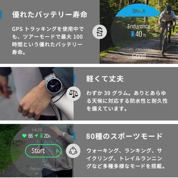 スント 5 ピーク スマートウォッチ メンズ レディース ランニング トライアスロン サイクリング SUUNTO SS050888000 デジタル オールブラック 黒 SS050888000