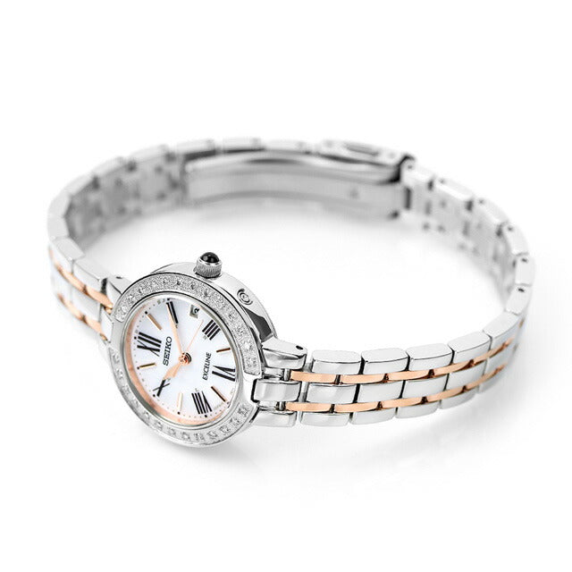 SEIKO ドルチェ&エクセリーヌ ソーラー電波 ダイヤモンド レディース SWCW008 腕時計 ブランド SWCW008