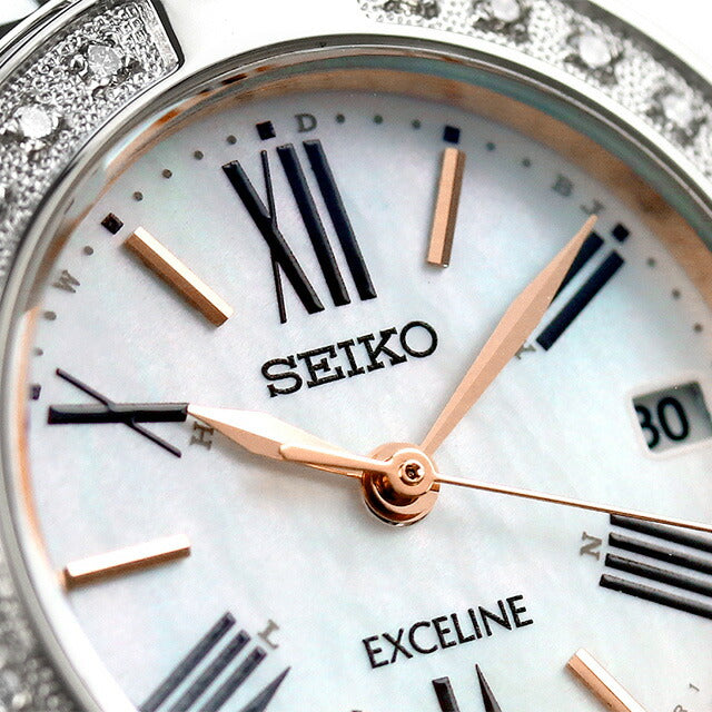 SEIKO ドルチェ&エクセリーヌ ソーラー電波 ダイヤモンド レディース SWCW008 腕時計 ブランド SWCW008