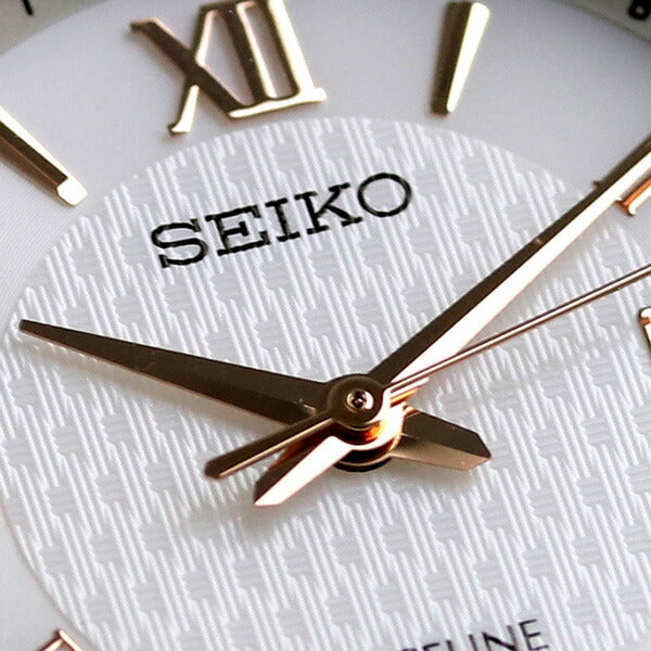 セイコー エクセリーヌ ソーラー電波 レディース 腕時計 ブランド SWCW150 SEIKO シルバー ピンクゴールド SWCW150