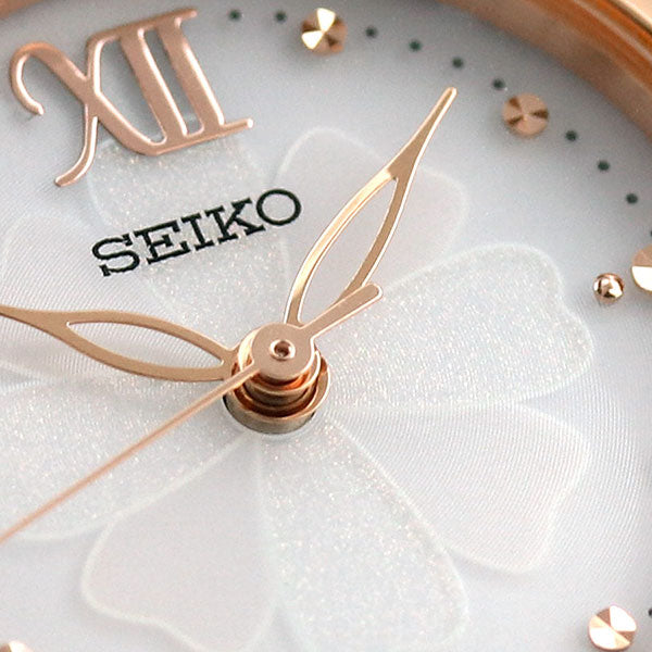 セイコー 腕時計 ブランド コスモス ソーラー レディース SWFA196 SEIKO シルバー ピンクゴールド SWFA196