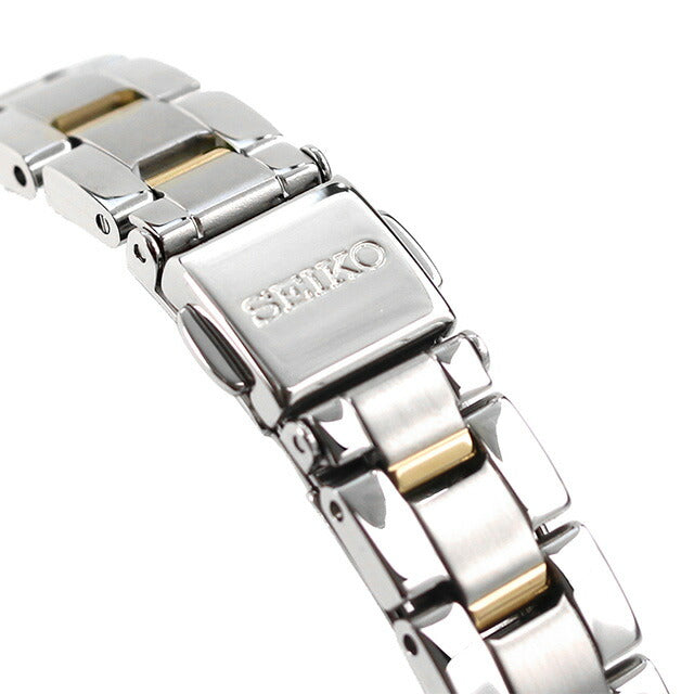セイコーセレクション 腕時計 ブランド ソーラー電波 レディース SEIKO SWFH128 アナログ シルバー ゴールド SWFH128