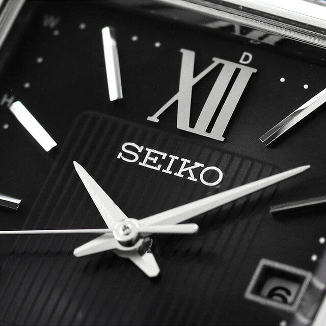 セイコーセレクション 電波ソーラー 腕時計 ブランド レディース 流通限定 SEIKO SWFH139 アナログ ブラック 黒 SWFH139