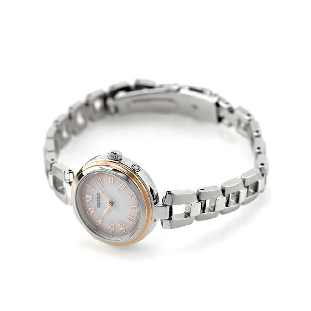 セイコーセレクション Sシリーズ ブレスレット 電波ソーラー 腕時計 ブランド レディース SEIKO SELECTION SWFH146 アナログ ベビーピンク SWFH146