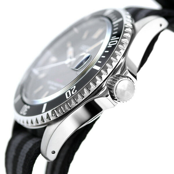 セイコー 限定モデル 日本製 ソーラー メンズ 腕時計 ブランド SZEV014 SEIKO ブラック グレー ナイロンベルト SZEV014