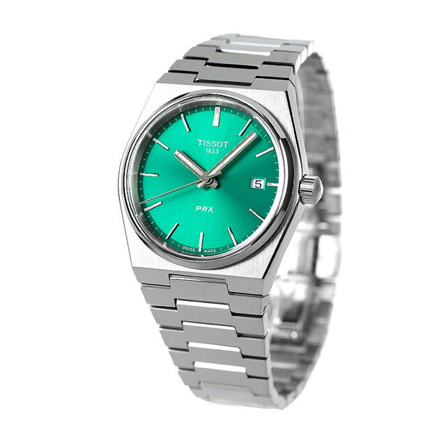 ティソ T-クラシック ピーアールエックス クオーツ 腕時計 メンズ レディース TISSOT T1372101108100 アナログ グリーン スイス製 T1372101108100