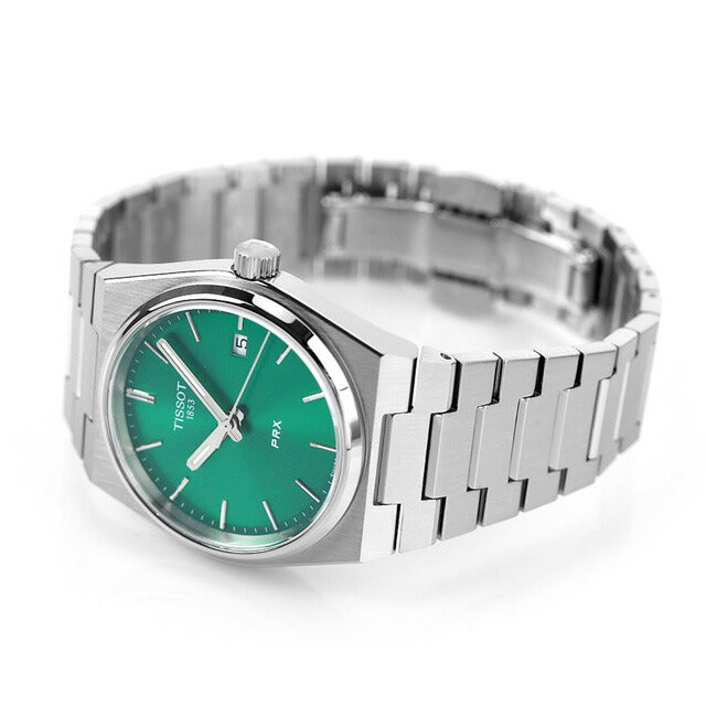 ティソ T-クラシック ピーアールエックス クオーツ 腕時計 メンズ レディース TISSOT T1372101108100 アナログ グリーン スイス製 T1372101108100