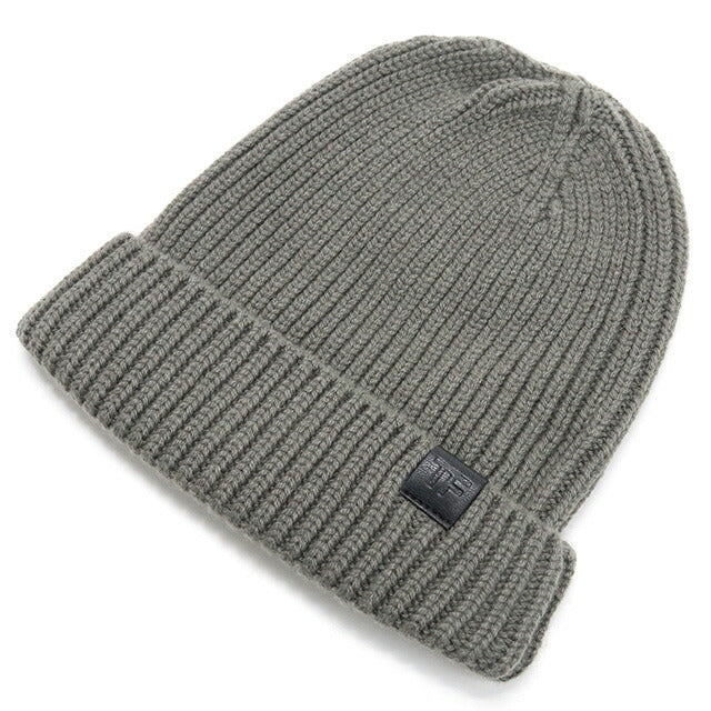 トム フォード ニットキャップ メンズ ブランド TOM FORD カシミア100% イタリア TFK800 グレー系 帽子 TOFTFK800C
