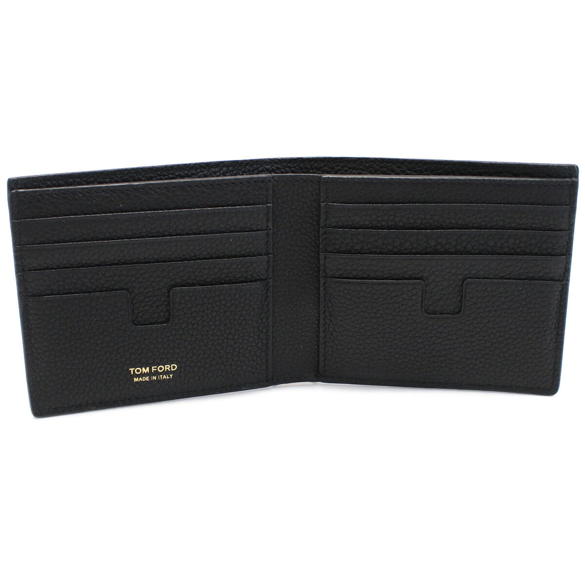 トムフォード 二つ折り財布 メンズ カーフ イタリア Y0228T ブラック 財布 TOFY0228T011