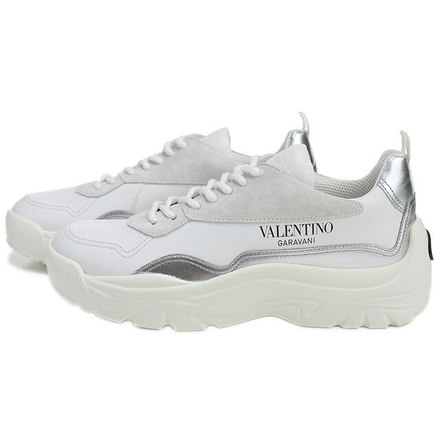 ヴァレンティノ スニーカー メンズ ブランド VALENTINO カーフスキン スニーカー イタリア UY0S0B17 ホワイト系 シルバー系 選べるモデル VALUY0S0B17A