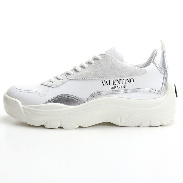 ヴァレンティノ スニーカー メンズ ブランド VALENTINO カーフスキン スニーカー イタリア UY0S0B17 ホワイト系 シルバー系 選べるモデル VALUY0S0B17A