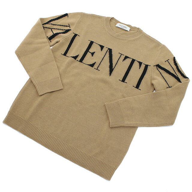 ヴァレンティノ ニット レディース ブランド VALENTINO ウール50% カシミア50% イタリア WB3KCC28 ブラウン系 ウェア VALWB3KCC28A