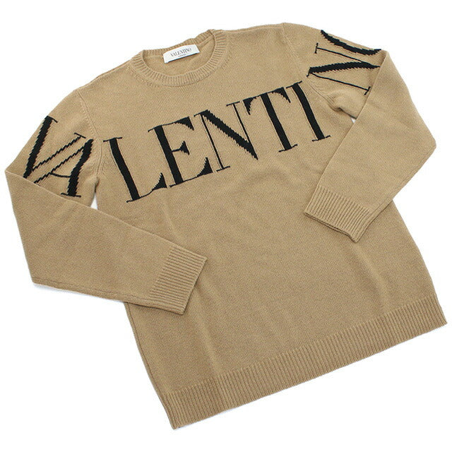 ヴァレンティノ ニット レディース ブランド VALENTINO ウール50% カシミア50% イタリア WB3KCC28 ブラウン系 ウェア VALWB3KCC28A