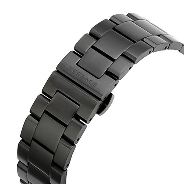 ヴェルサーチ Geo Chrono クオーツ 腕時計 ブランド メンズ クロノグラフ VERSACE VE7CA0923 アナログ オールブラック 黒 VE7CA0923