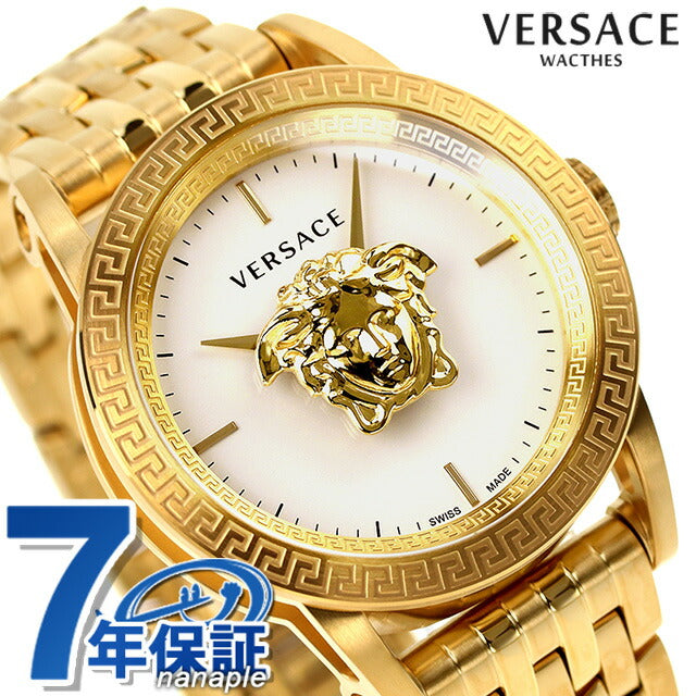 ヴェルサーチ パラッツォ エンパイア クオーツ 腕時計 ブランド メンズ VERSACE VERD00318 アナログ ホワイト ゴールド 白 スイス製 VERD00318