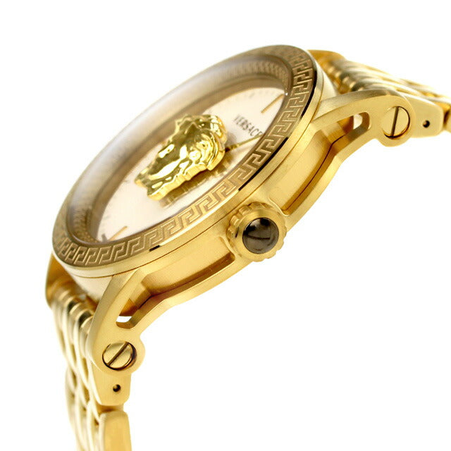 ヴェルサーチ パラッツォ エンパイア クオーツ 腕時計 ブランド メンズ VERSACE VERD00318 アナログ ホワイト ゴールド 白 スイス製 VERD00318