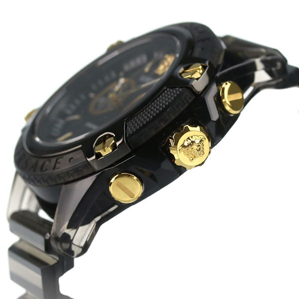 ヴェルサーチ 時計 アイコン アクティブ 44mm クロノグラフ クオーツ メンズ 腕時計 VEZ700421 VERSACE VEZ700421