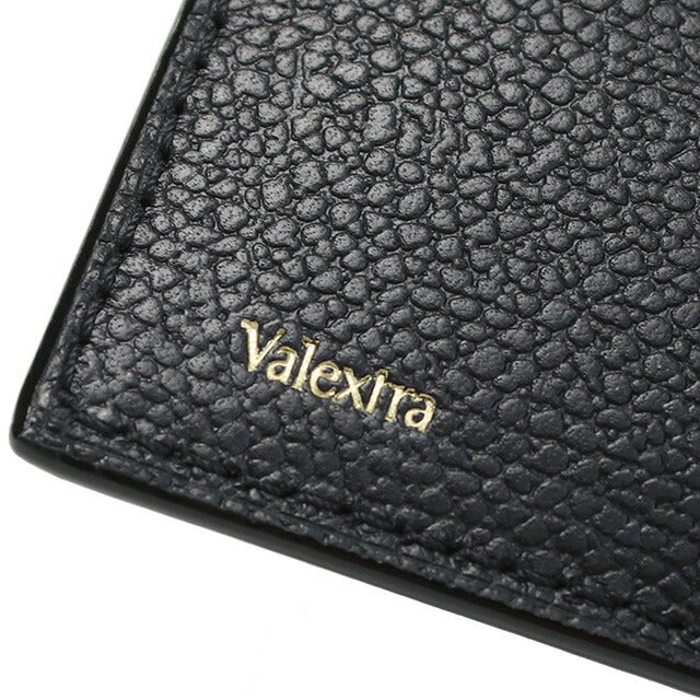 ヴァレクストラ 三折財布小銭入付き レディース ブランド VALEXTRA イタリア V8L26 ブラック 財布 VLEV8L26011