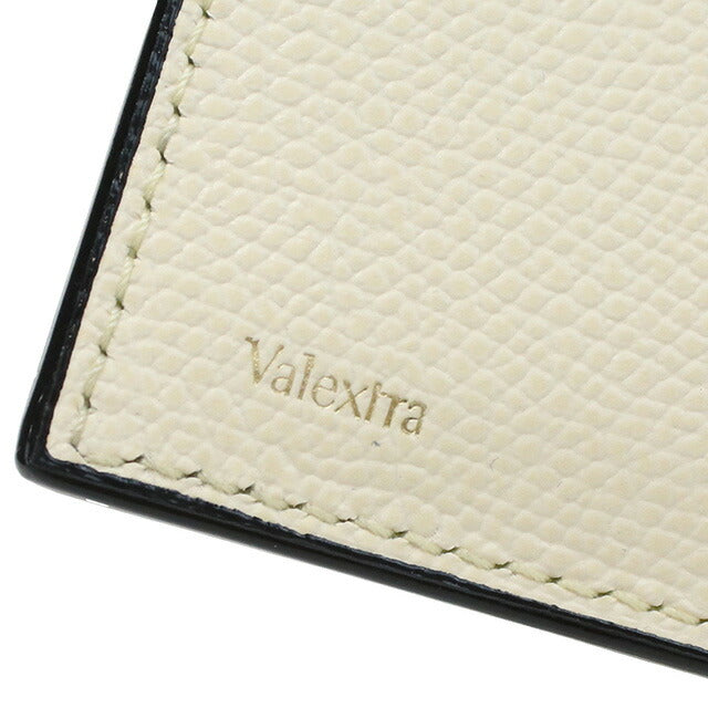 ヴァレクストラ 三折財布小銭入付き レディース ブランド VALEXTRA イタリア V8L26 ホワイト系 財布 VLEV8L26021