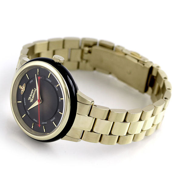 ヴィヴィアン 時計 レディース ポルトベッロ 36mm VV158BKGD ブラック 腕時計 ブランド VV158BKGD