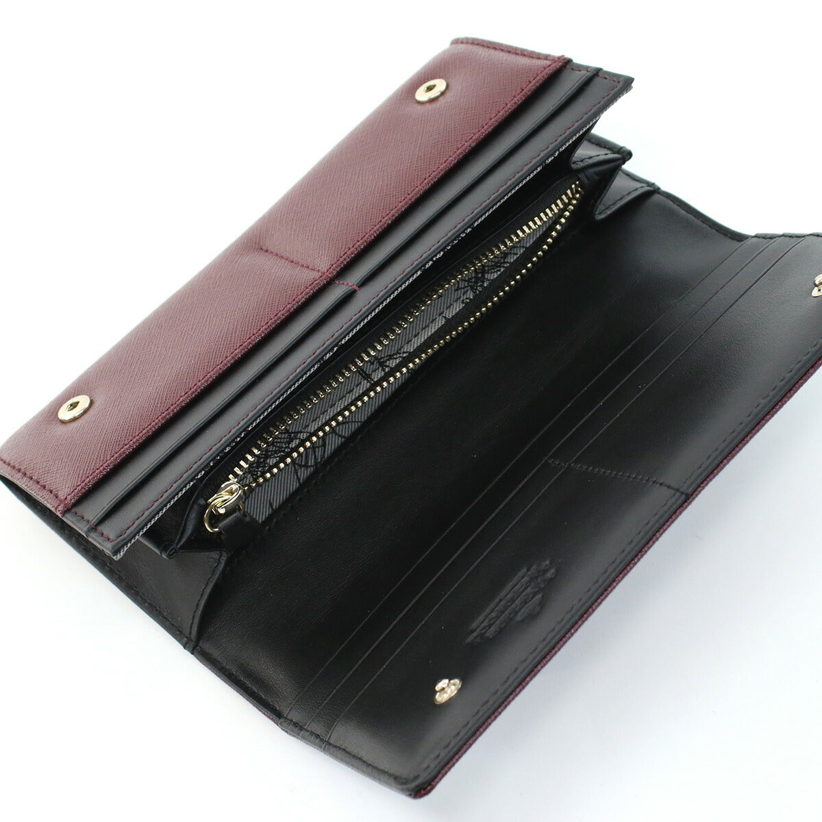 ヴィヴィアン・ウエストウッド 長財布ニ折小銭入付き ユニセックス レザー 51040027 BURGUNDY ボルドー 財布 VWW51040027081