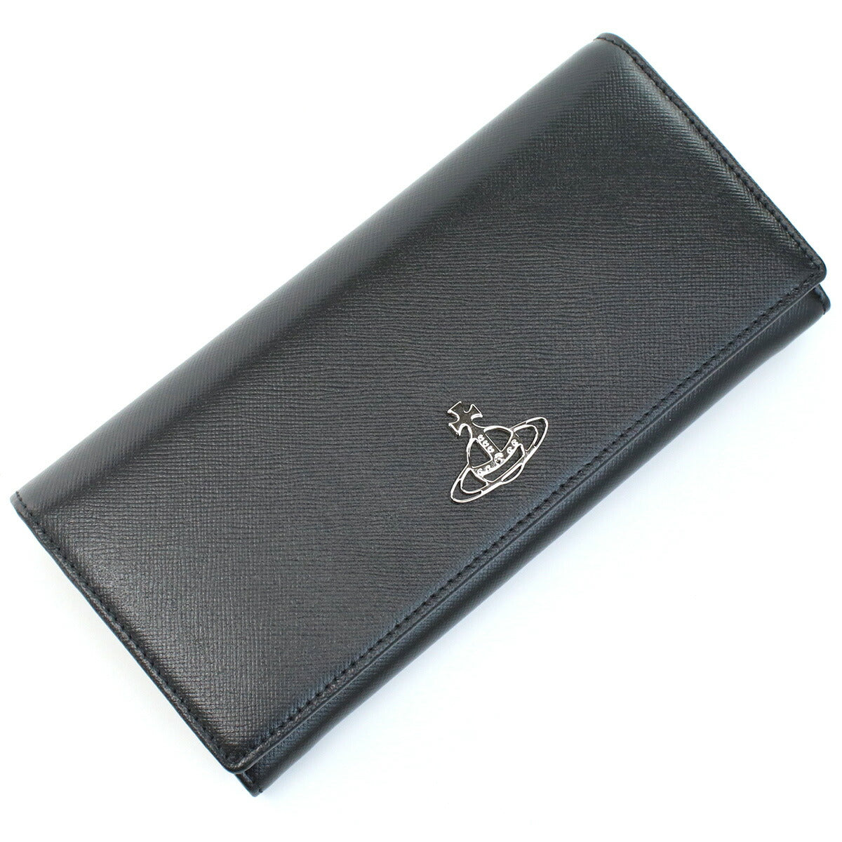 ヴィヴィアン・ウエストウッド 長財布ニ折小銭入付き ユニセックス レザー イタリア 51120005 BLACK ブラック 財布 VWW51120005051