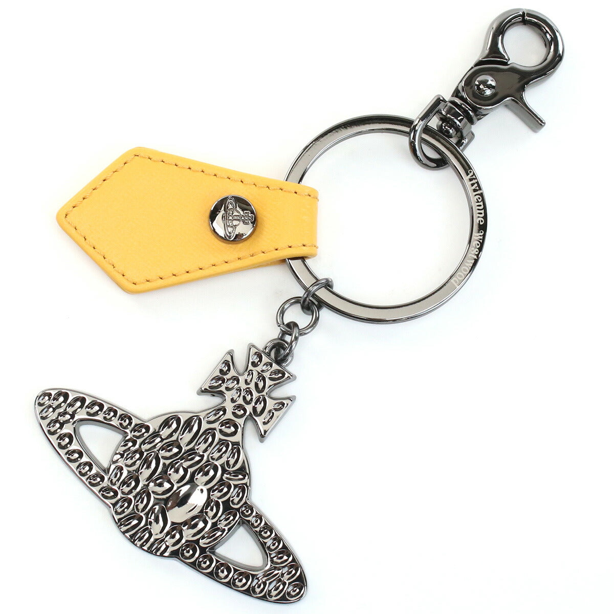 ヴィヴィアン・ウエストウッド キーリング ユニセックス メタル レザー イタリア 82030015 YELLOW イエロー系 小物 VWW82030015041