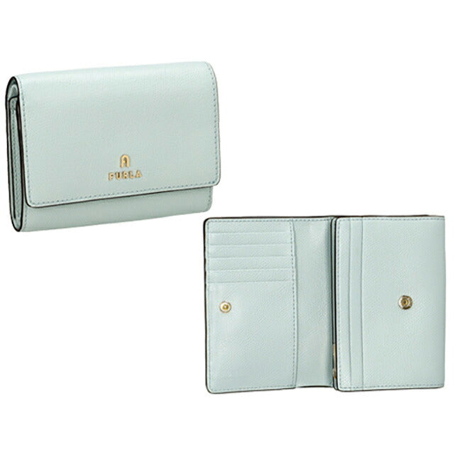 フルラ 二つ折り財布 レディース ブランド FURLA レザー WP00325-ARE000 ライトブルー WP00325-ARE000-AJ000
