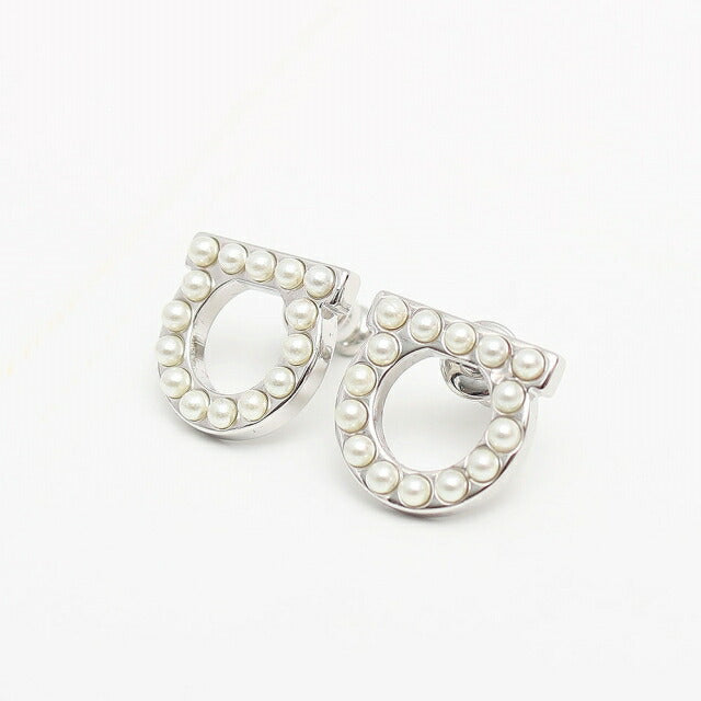 フェラガモ FERRAGAMO ピアス 760125-696582 レディース シルバー WQ00043182