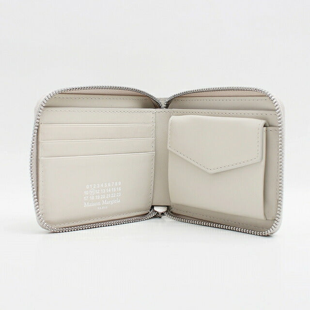 メゾンマルジェラ MAISON MARGIELA 二つ折り財布 S56UI0111P4303T2003 レディース アイボリー WQ00044153