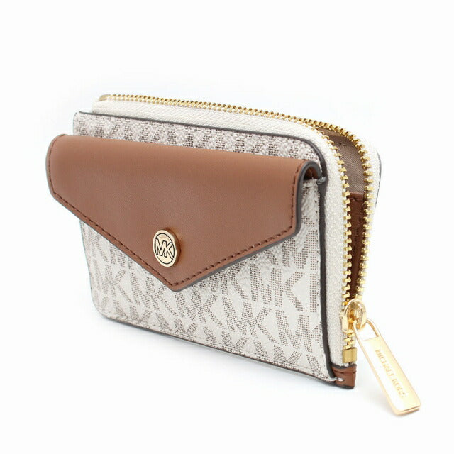 マイケルコース MICHAEL KORS コインケース カード入れ 35F1GTVD5B-VANILLA レディース バニラ ブラウン WQ00045645