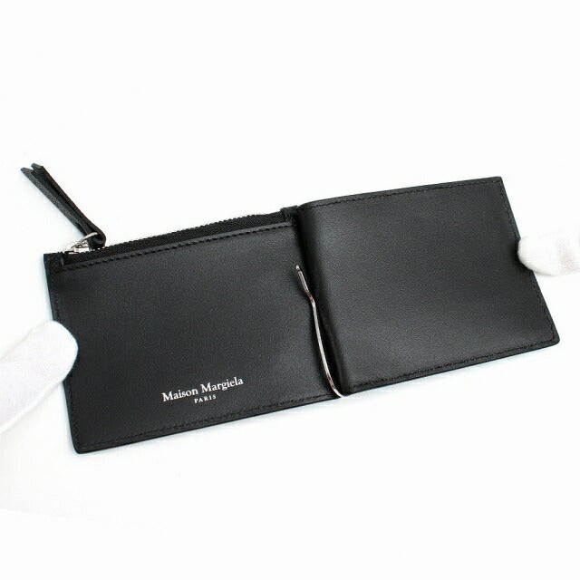 メゾンマルジェラ MAISON MARGIELA マネークリップ 二つ折り財布 SA1UI0018P4745T8013 メンズ レディース ブラック WQ00046024