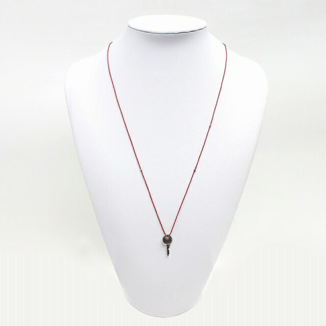 ポールスミス PAUL SMITH ネックレス M1A-NECK-JKEY-82 メンズ レディース 鍵モチーフ 82 シルバー レッド WQ00046475
