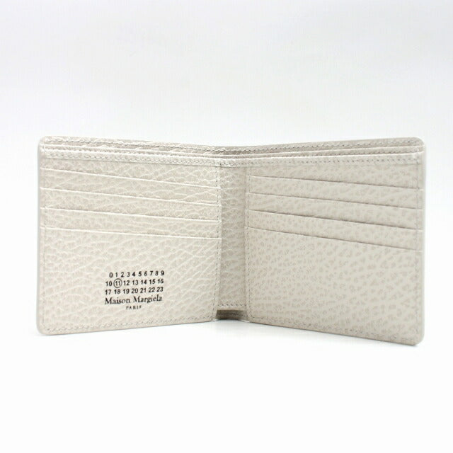 メゾンマルジェラ MAISON MARGIELA 二つ折り財布 SA1UI0016P4455T2003 メンズ レディース グレージュ ホワイト WQ00046684