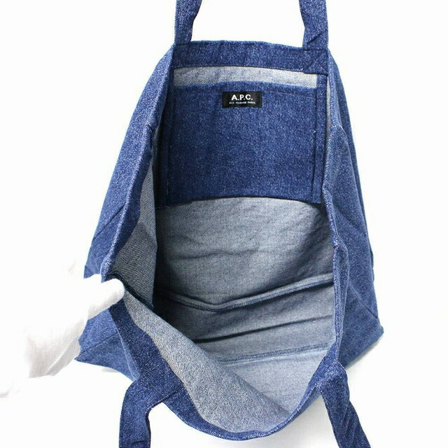 アーペーセー A.P.C. トートバッグ M61443-COETK-IAL メンズ レディース デニム ネイビー WQ00046804