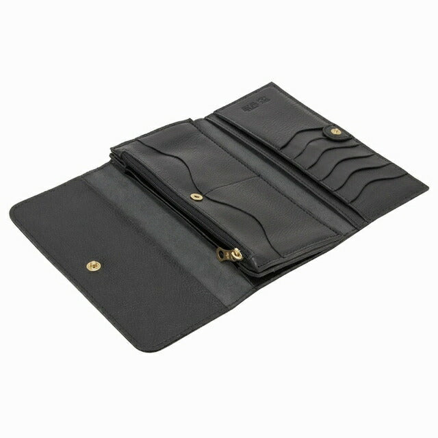 イルビゾンテ IL BISONTE 長財布 SCW009-PV0005-BK110 メンズ レディース NERO ブラック WQ00050324