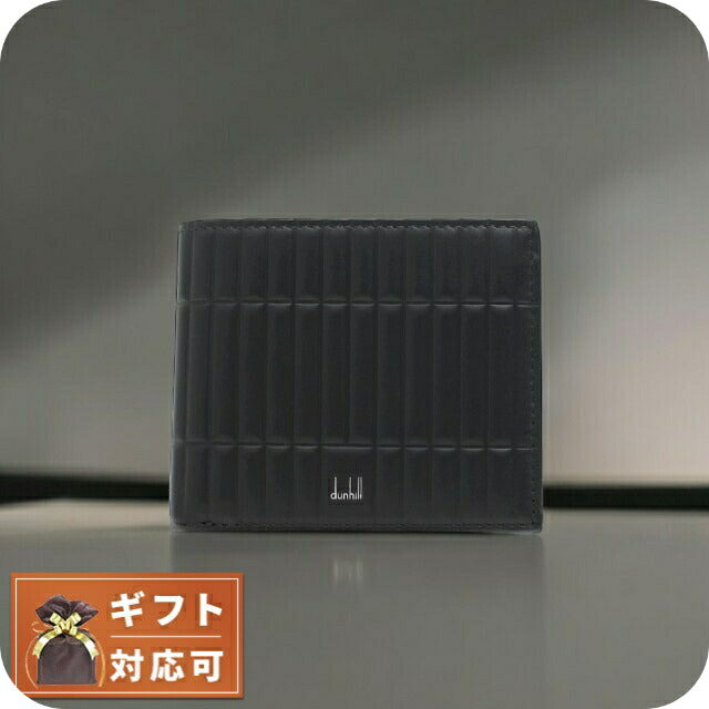 ダンヒル DUNHILL 二つ折り財布 22F2320RA001 メンズ ローラガス ROLLAGAS ブラック WQ00050670