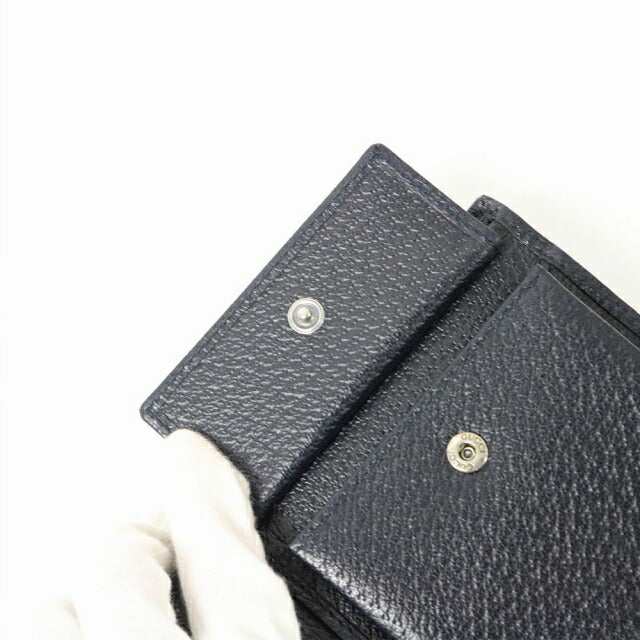 グッチ GUCCI 二つ折り財布 597609-96IWN-4076 ベージュ ブルー ウォレット GGスプリーム キャンバス WQ00051615